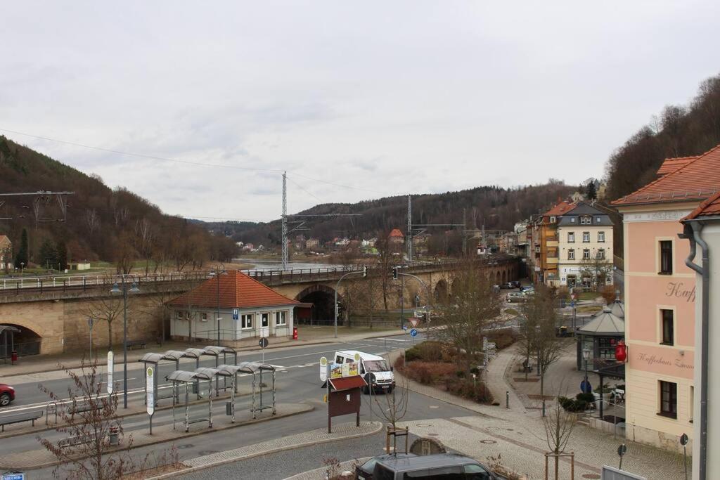Апартаменти Elbtalblick Koenigstein Im Deutschen Haus Екстер'єр фото